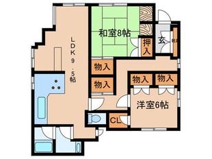 中和泉二丁目住宅の物件間取画像